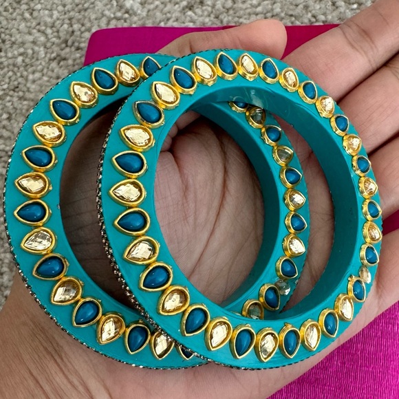 Brand new Indian tradition Party wear bangle set - Picture 4 of 4